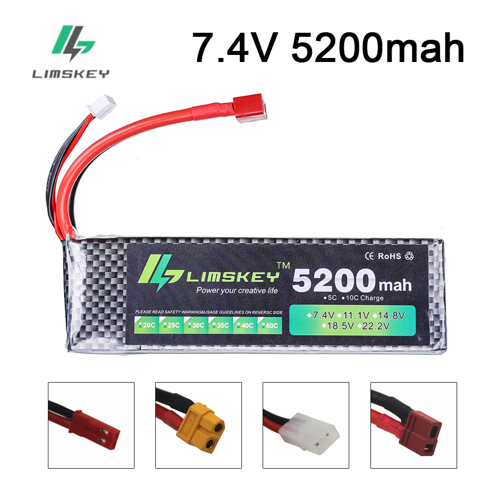 Drone Rc Boat - Akumulator Limskey Power 7.4V 5200mAh 30C