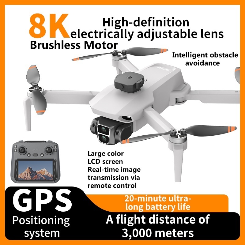 Drone Rc Foldable - Dron RC 8K ESC z kamerą,