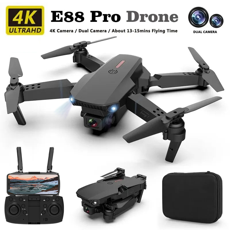 Drone Rc E88 Pro - E88pro Drone profesjonalny Dron przepływ optyczny