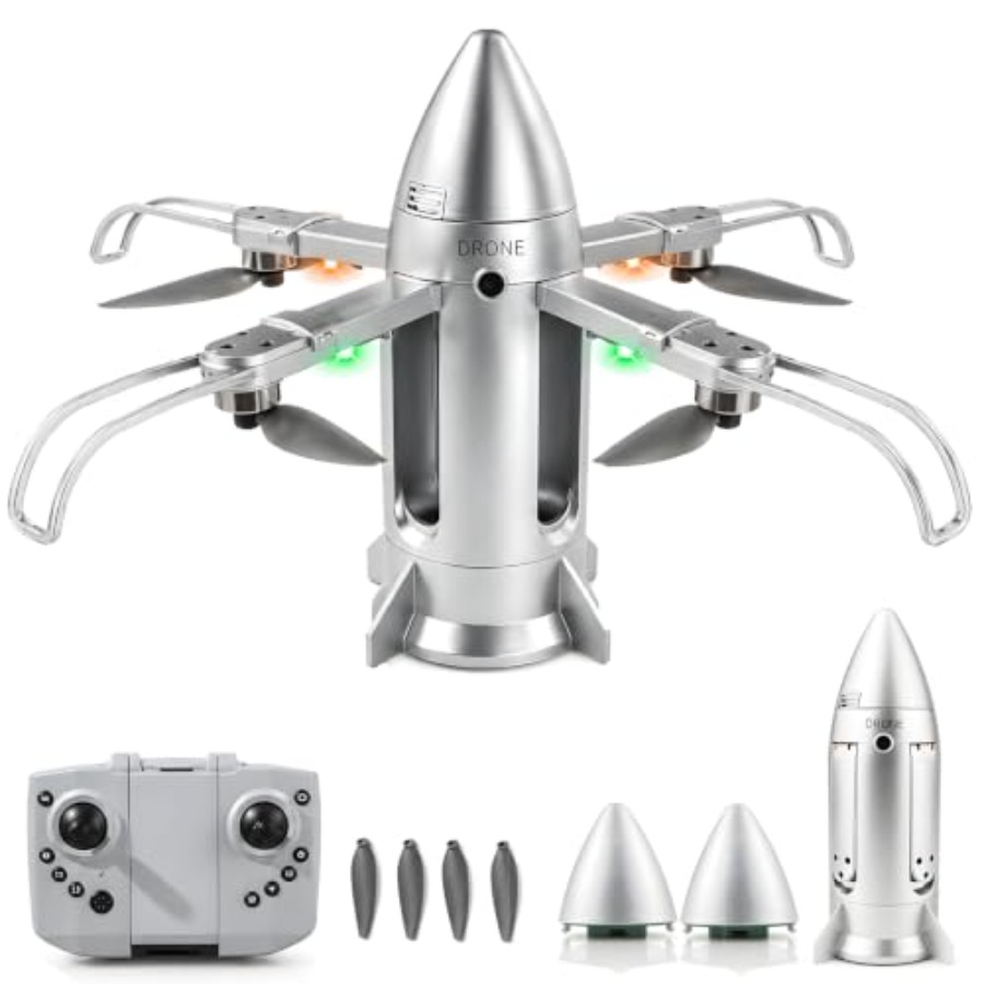 Drone Rc Foldable - Zdalnie sterowana rakieta-dron dla dzieci: składany