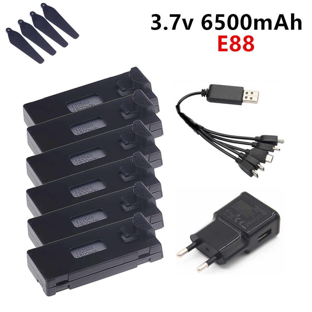 Drone Rc E88 Pro - Akumulator Lipo 3.7V 6500mAh do E88