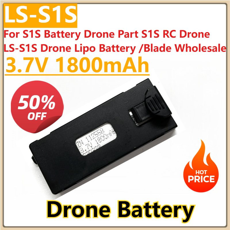 Drone Rc S1S - Nowa bateria zamienna 3.7V 1800mAh do