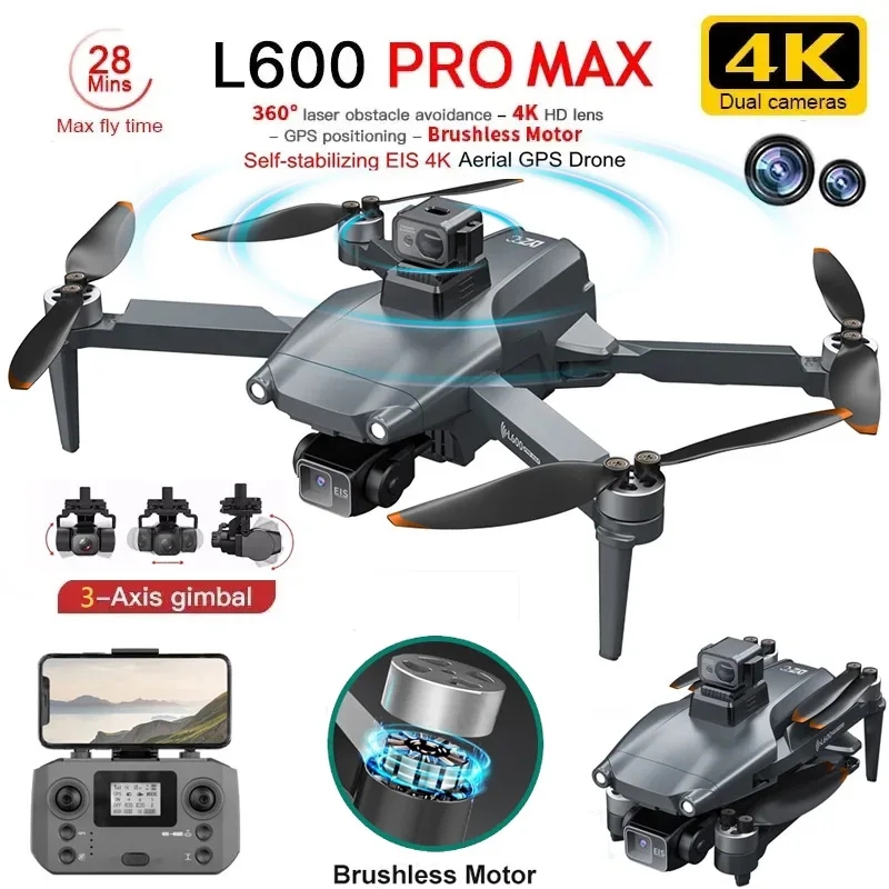 Drone Rc Explorer - L600 PRO MAX GPS Drone Profesjonalny