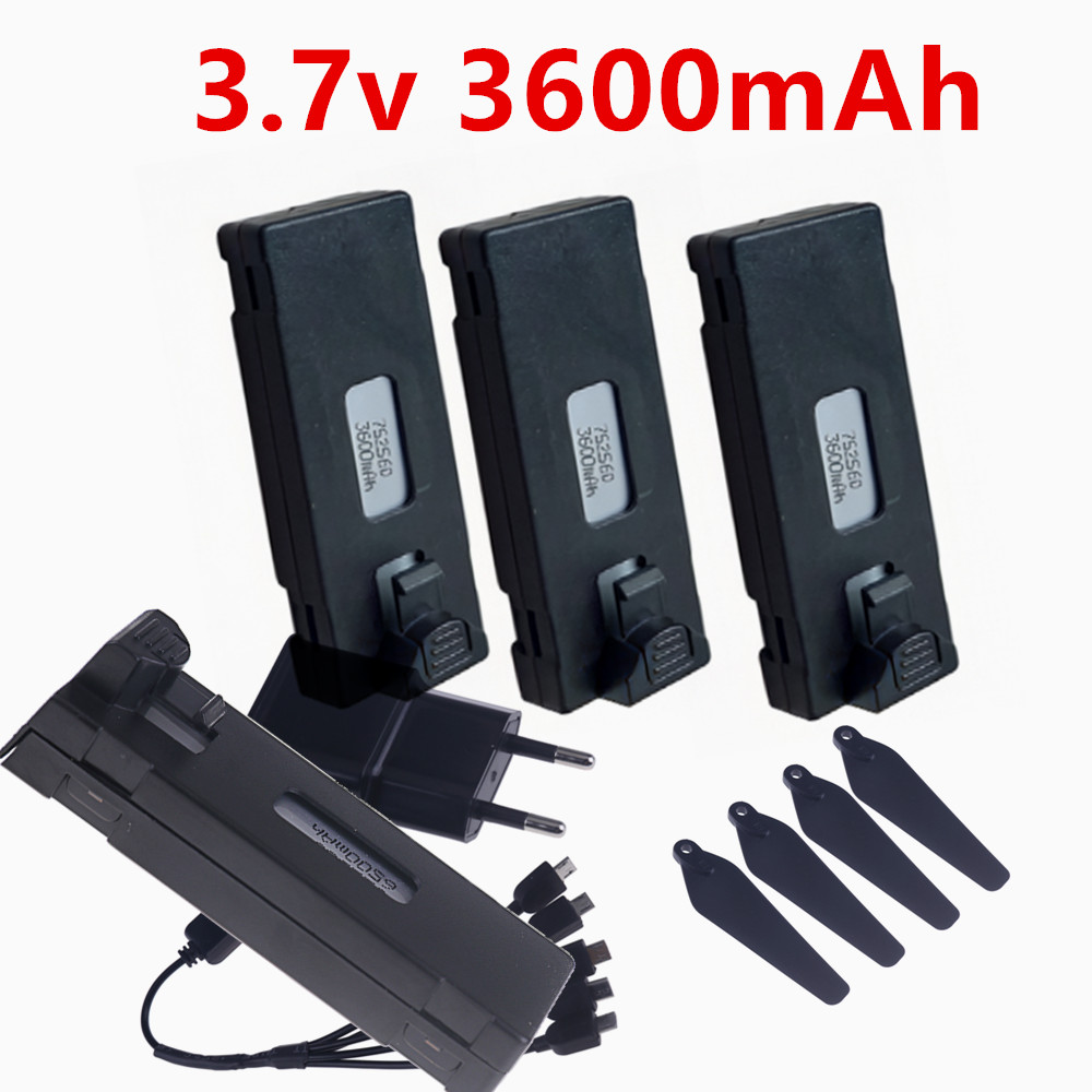Drone Rc S1S - Ulepszona bateria do dronów 1800mAh 3600mAh