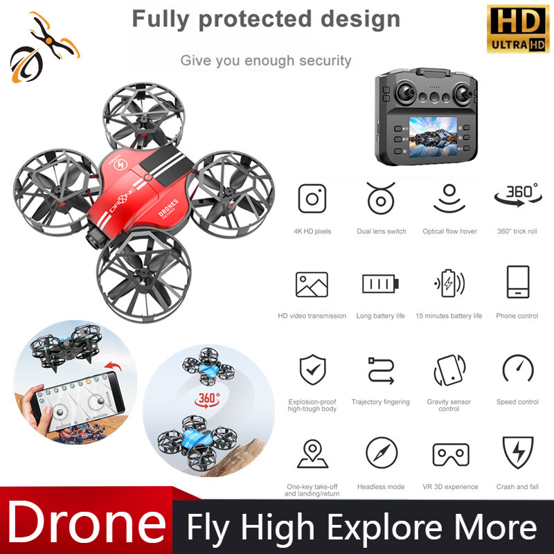Drone Rc Helicopter With Camera - Nowy Mini Dron 812PRO profesjonalny dron