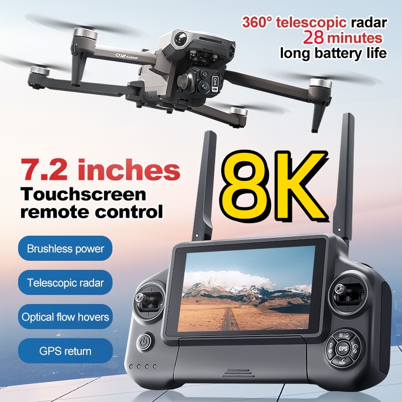 Dron RC z 3-osiowym gimbalem 8 – Drone Rc Helicopter With Camera recenzja i cena