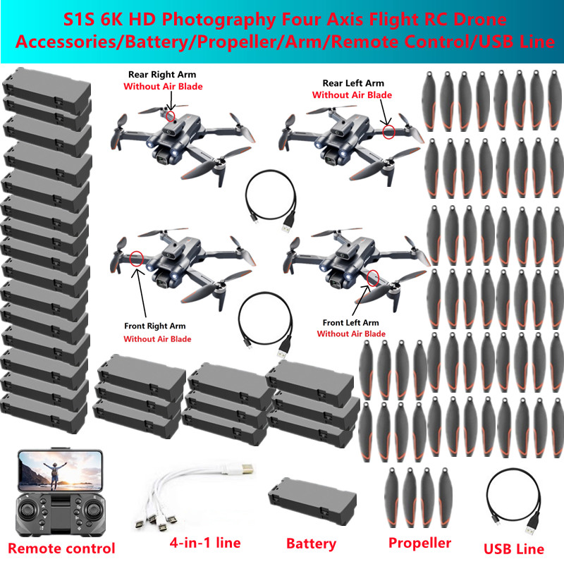 Części zamienne do drona RC S1 – Drone Rc S1S recenzja i cena