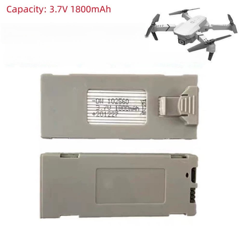 1-10 SZTUK BATERII 3.7V 1800mA – Drone Rc E88 Pro recenzja i cena