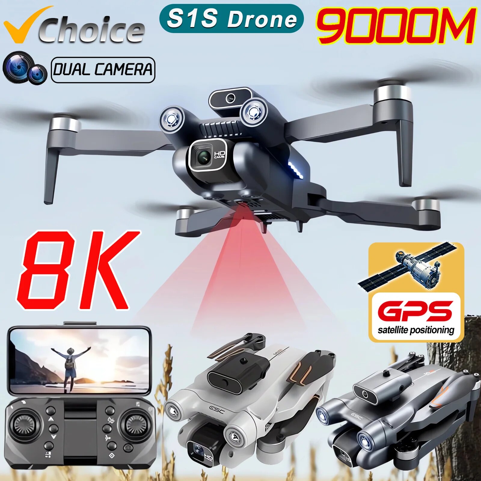 S1S Drone 5G Wifi 4K Profesjon – Drone Rc S1S recenzja i cena