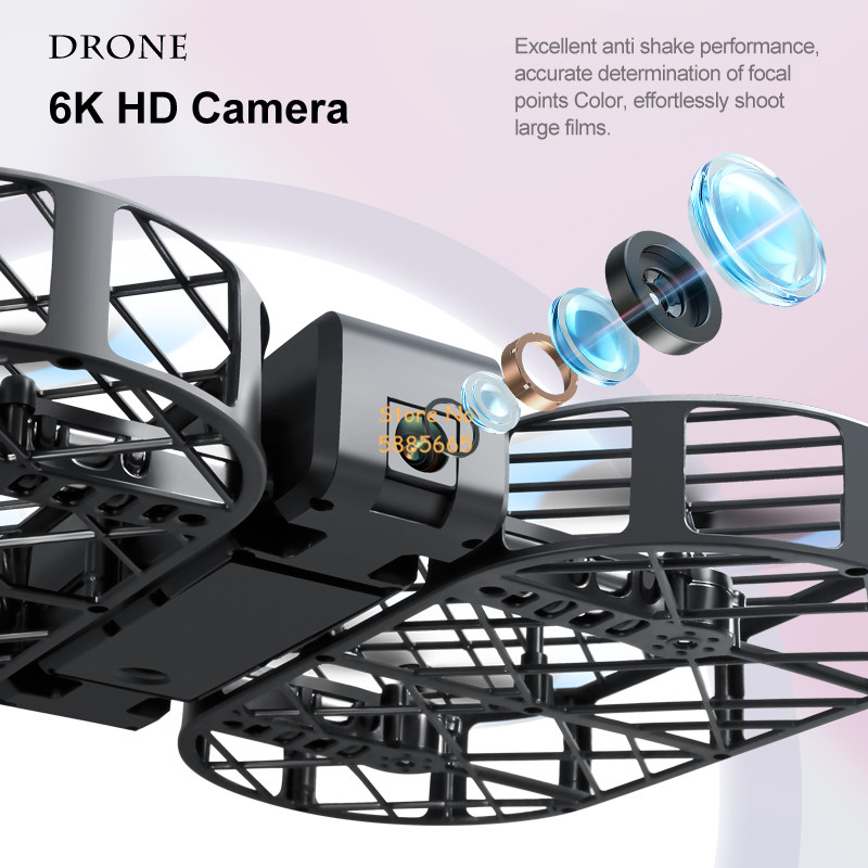 Kamera HD 8K 360 °   Ochrona L – Drone Rc Helicopter With Camera recenzja i cena