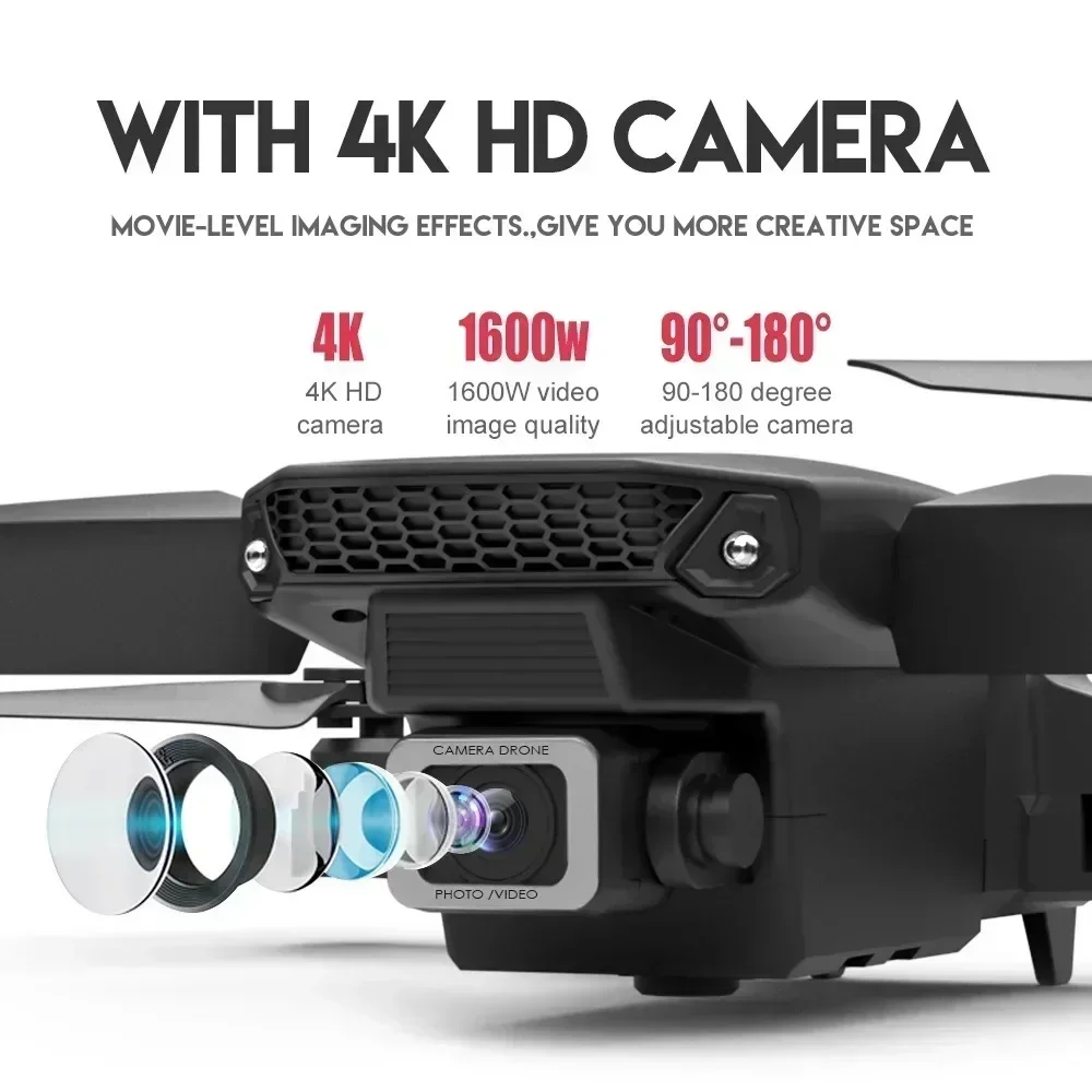 E88 Pro WIFI FPV Drone Wide An – Drone Rc Helicopter With Camera recenzja i cena