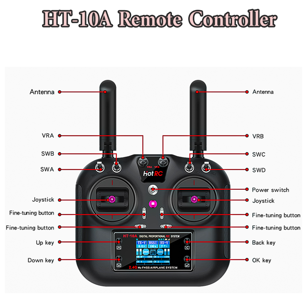Hotrc Hot RC HT-10A HT10A 2.4G – Drone Rc Boat recenzja i cena