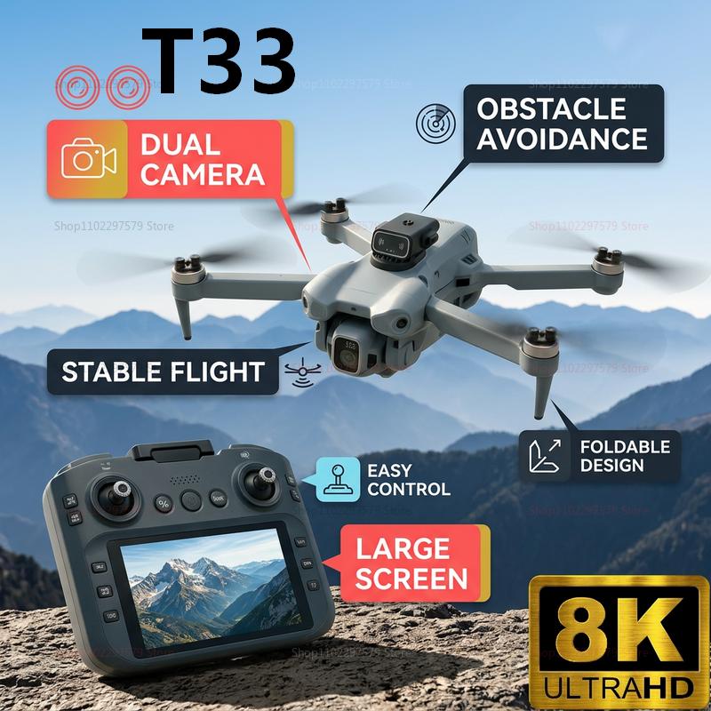 Nowy dron RC T33 2026 z kamerą – Drone Rc Foldable recenzja i cena