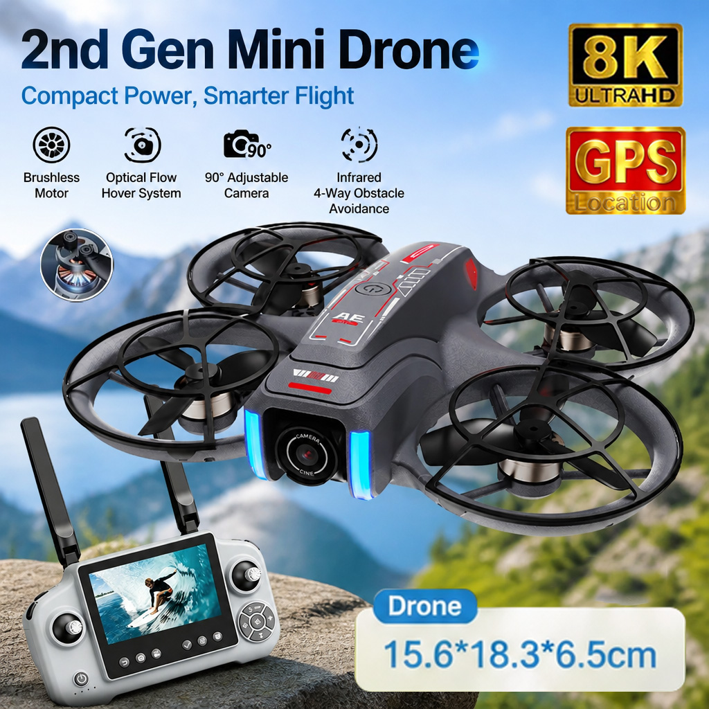 Mini dron AE21 z podwójną kame – Drone Rc Explorer recenzja i cena