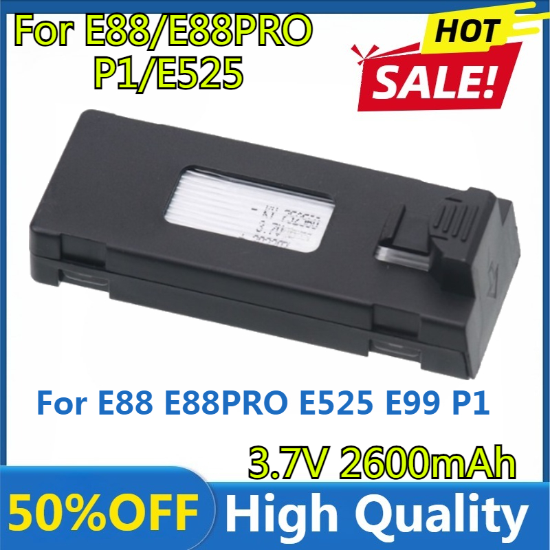 Bateria E88 3.7V 2600mAh Lipo  – Drone Rc E88 Pro recenzja i cena