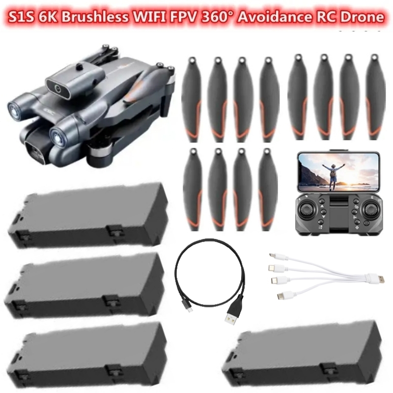 S1S 6K Bezszczotkowy WIFI FPV  – Drone Rc S1S recenzja i cena