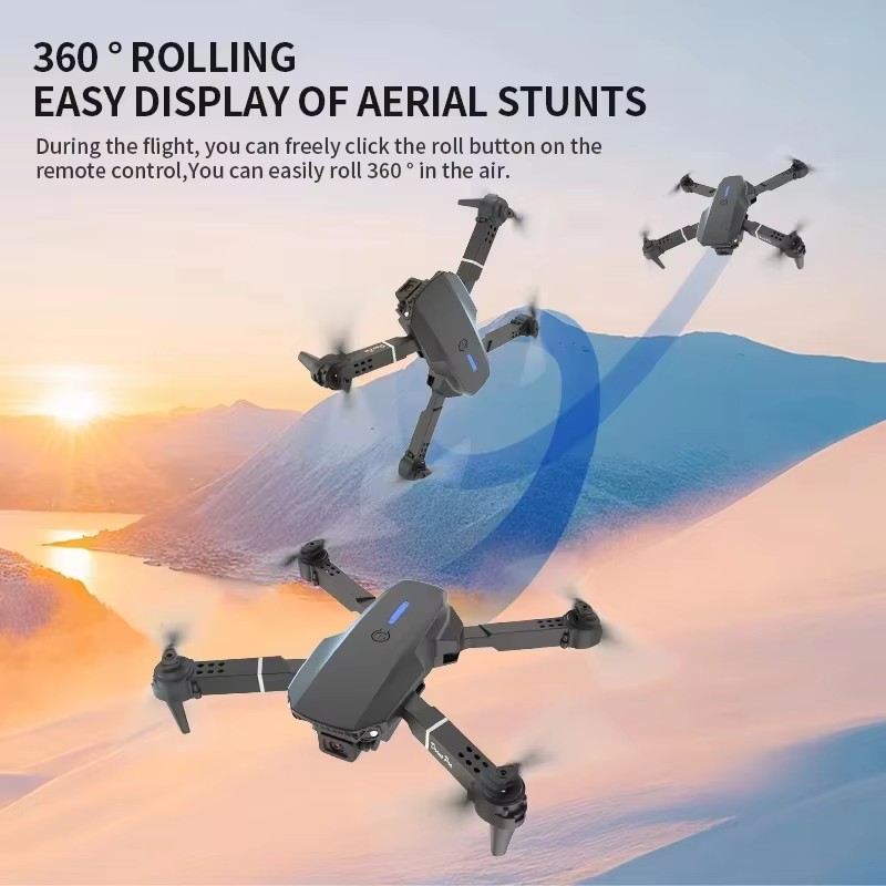 E88 Pro Nowy Ulepszony Dron 4K – Drone Rc E88 Pro recenzja i cena